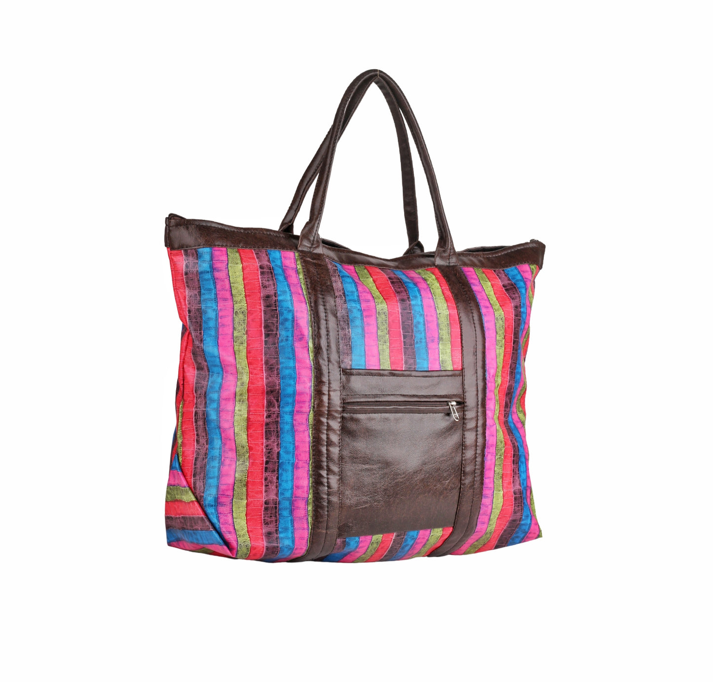 On-the-Go Tote Bag | Faux Leather Exterior & Inner Waterproof Lining