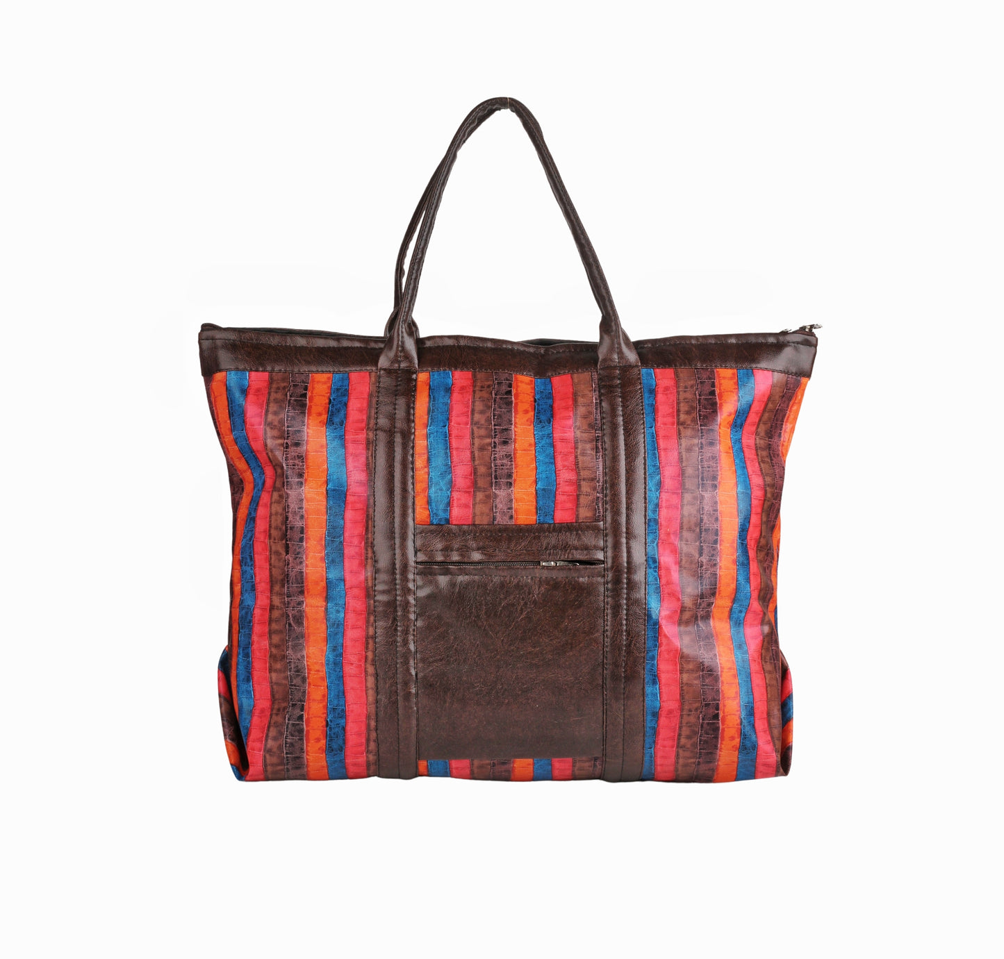 On-the-Go Tote Bag | Faux Leather Exterior & Inner Waterproof Lining