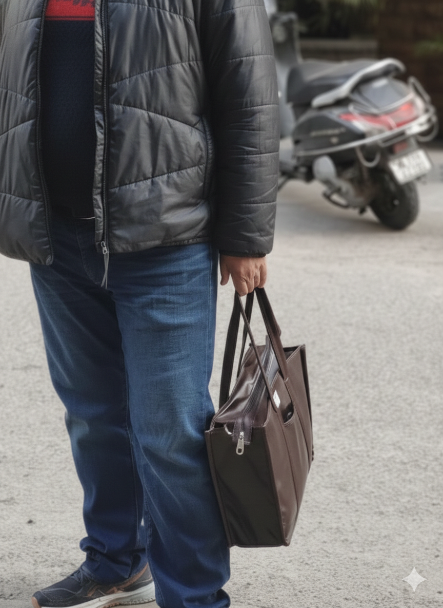 Lunch cum Laptop Bag