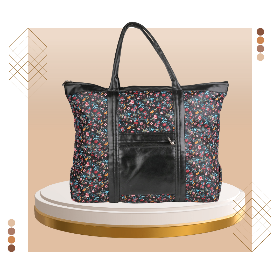 On-the-Go Tote Bag | Faux Leather Exterior & Inner Waterproof Lining