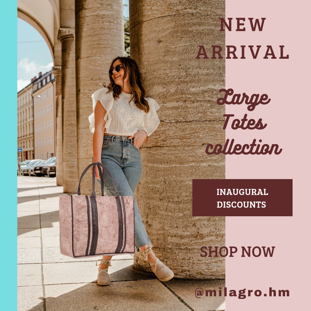 Book totes  ( Large Sizes Suede and Leather Box Totes )