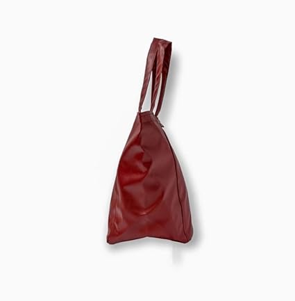 Stylish Lunch Bag - Faux Leather Exterior, Trendy Prints | Inner Waterproof Lining
