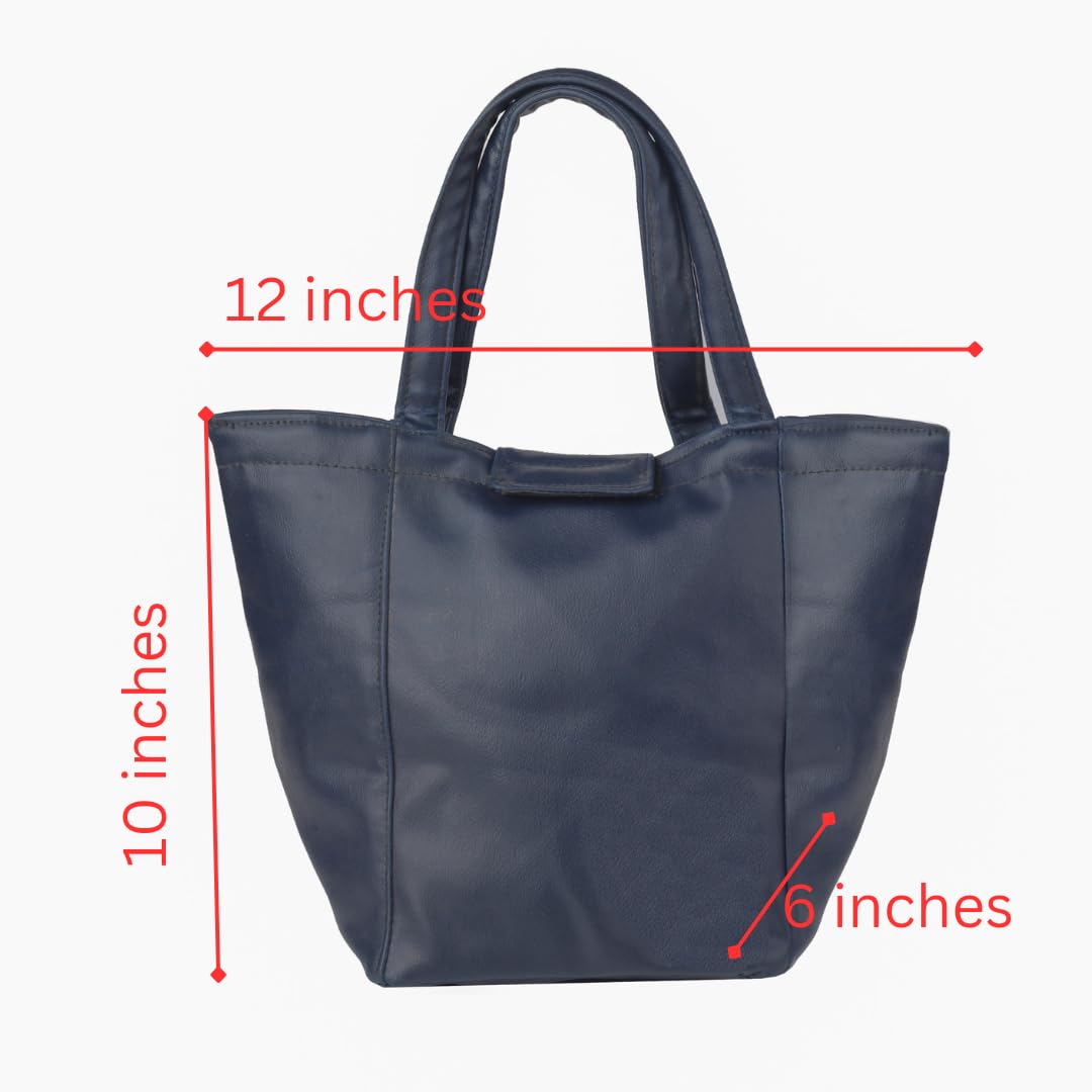 Stylish Lunch Bag - Faux Leather Exterior, Trendy Prints | Inner Waterproof Lining
