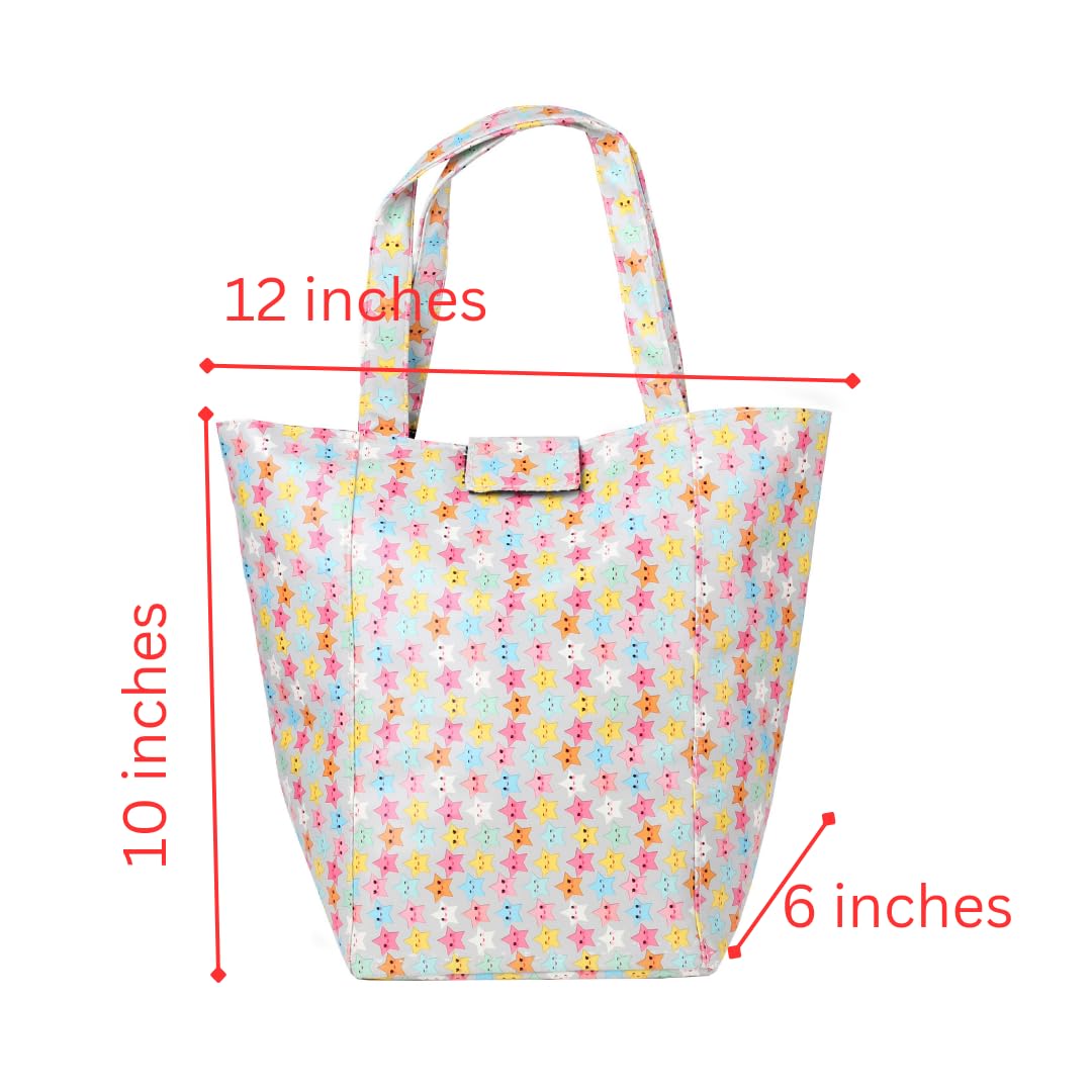 Lunch Bag | Faux Leather Exterior & Inner Waterproof Lining (Floral)