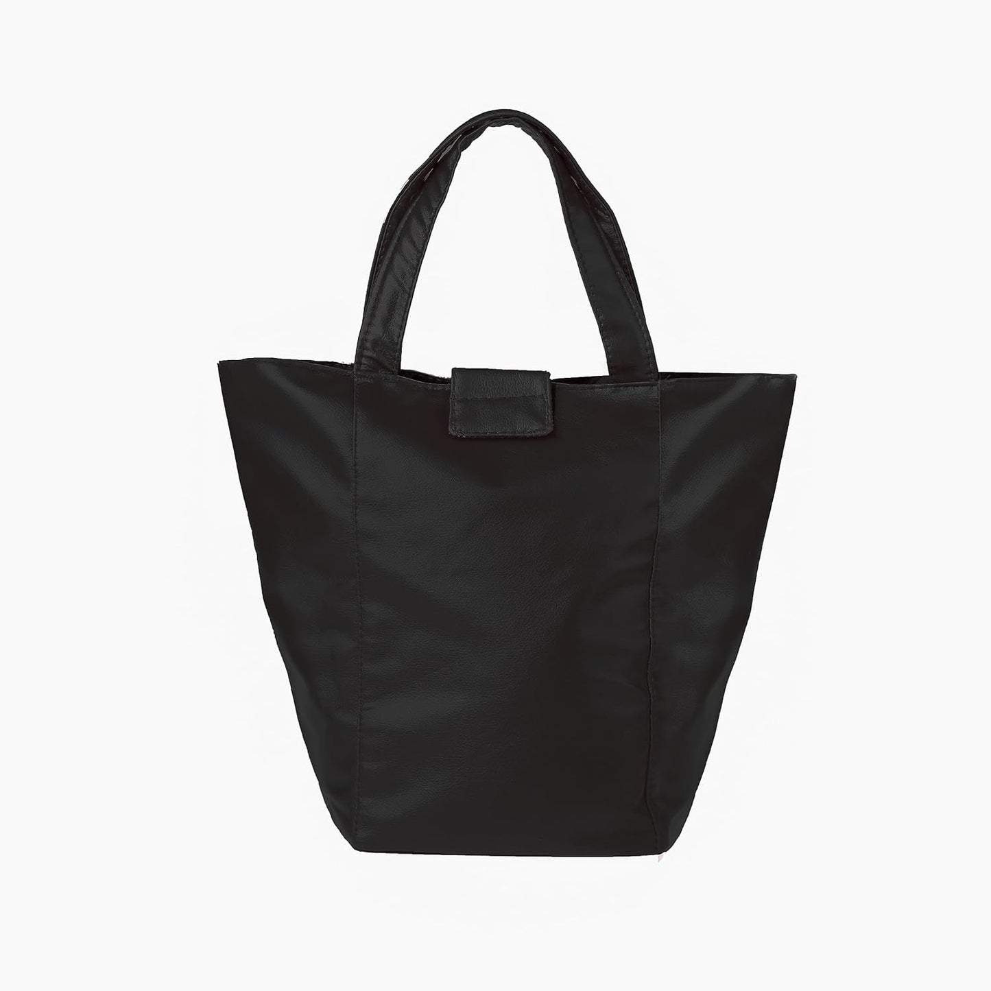 Stylish Lunch Bag - Faux Leather Exterior, Trendy Prints | Inner Waterproof Lining