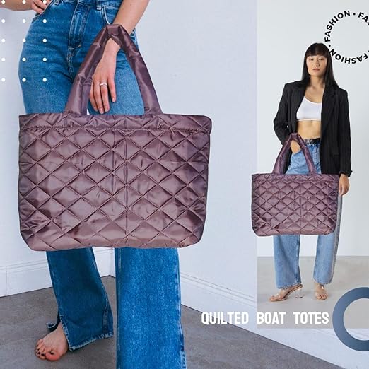 Quilted Boat Totes