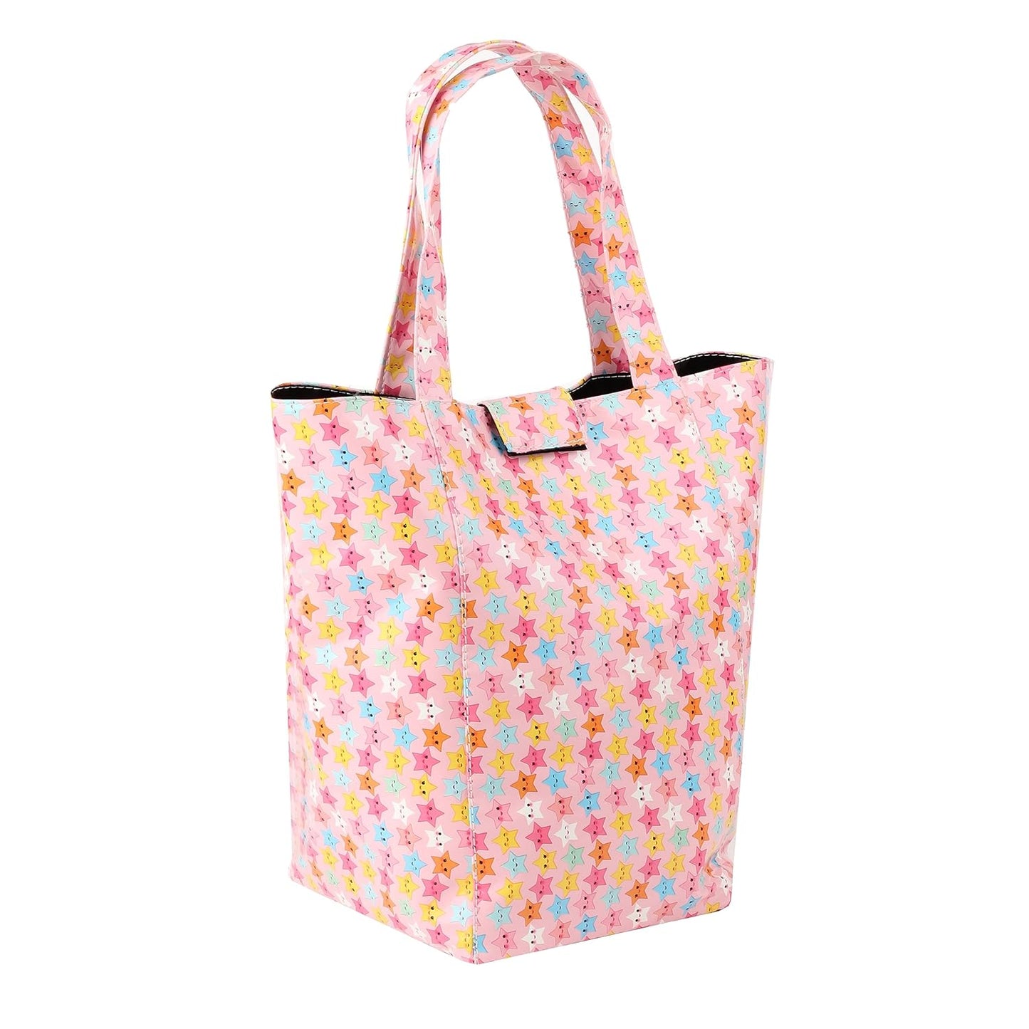 Lunch Bag | Faux Leather Exterior & Inner Waterproof Lining (Floral)