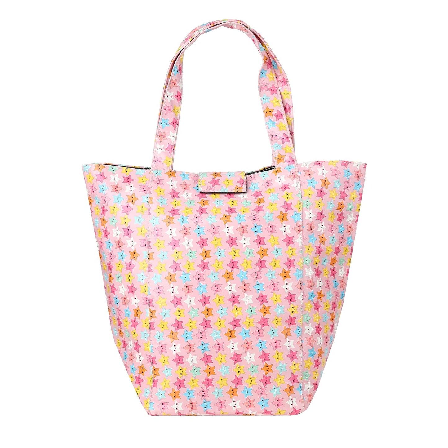 Lunch Bag | Faux Leather Exterior & Inner Waterproof Lining (Floral)