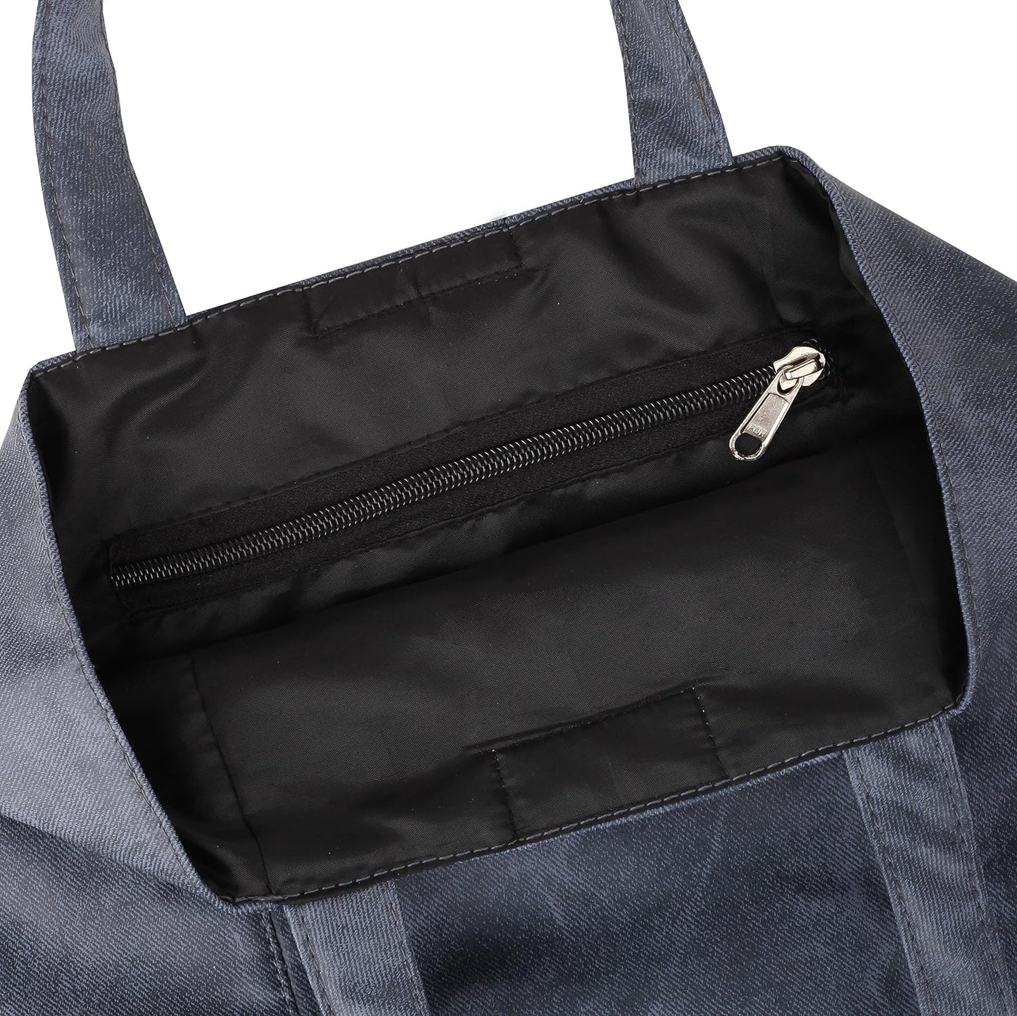 Stylish Lunch Bag - Faux Leather Exterior, Trendy Prints | Inner Waterproof Lining