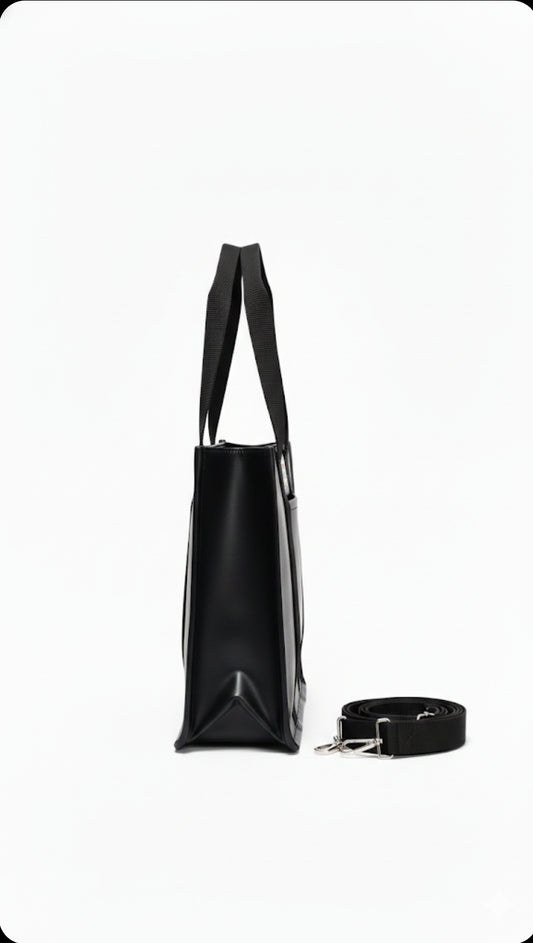 Lunch cum Laptop Bag: Black