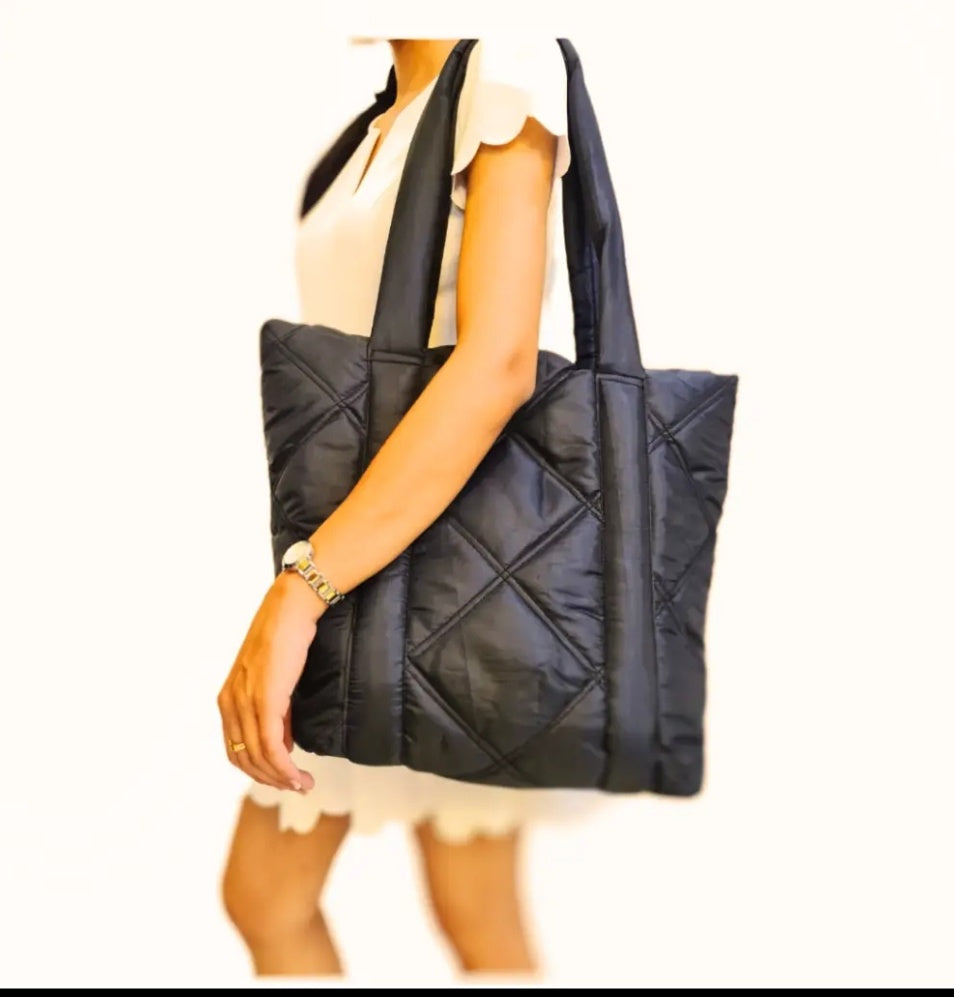 Quilted Long Tote Bags