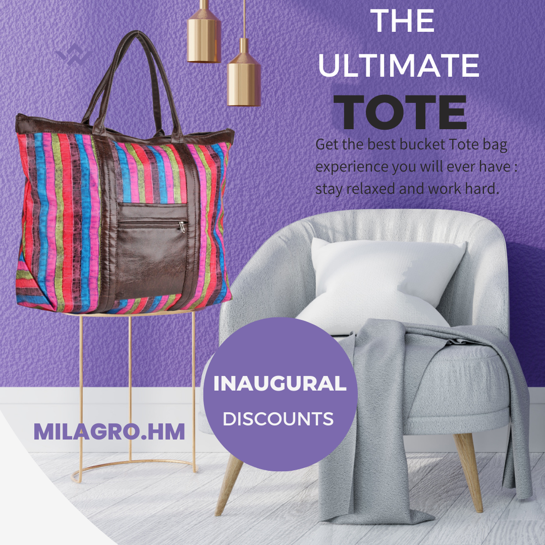 On-the-Go Tote Bag | Faux Leather Exterior & Inner Waterproof Lining