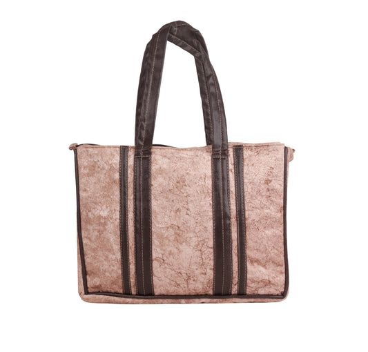Book totes  ( Medium Sizes Suede and Leather Box Totes )
