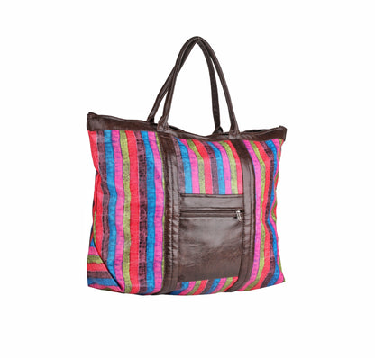 On-the-Go Tote Bag | Faux Leather Exterior & Inner Waterproof Lining