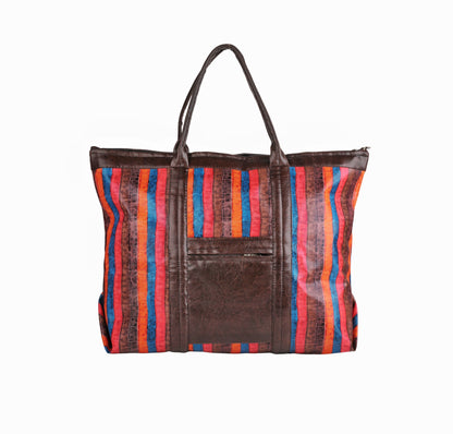 On-the-Go Tote Bag | Faux Leather Exterior & Inner Waterproof Lining