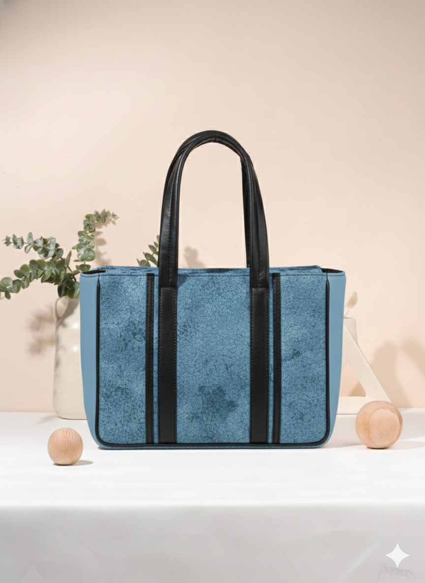 Book Totes : Blushing Blue