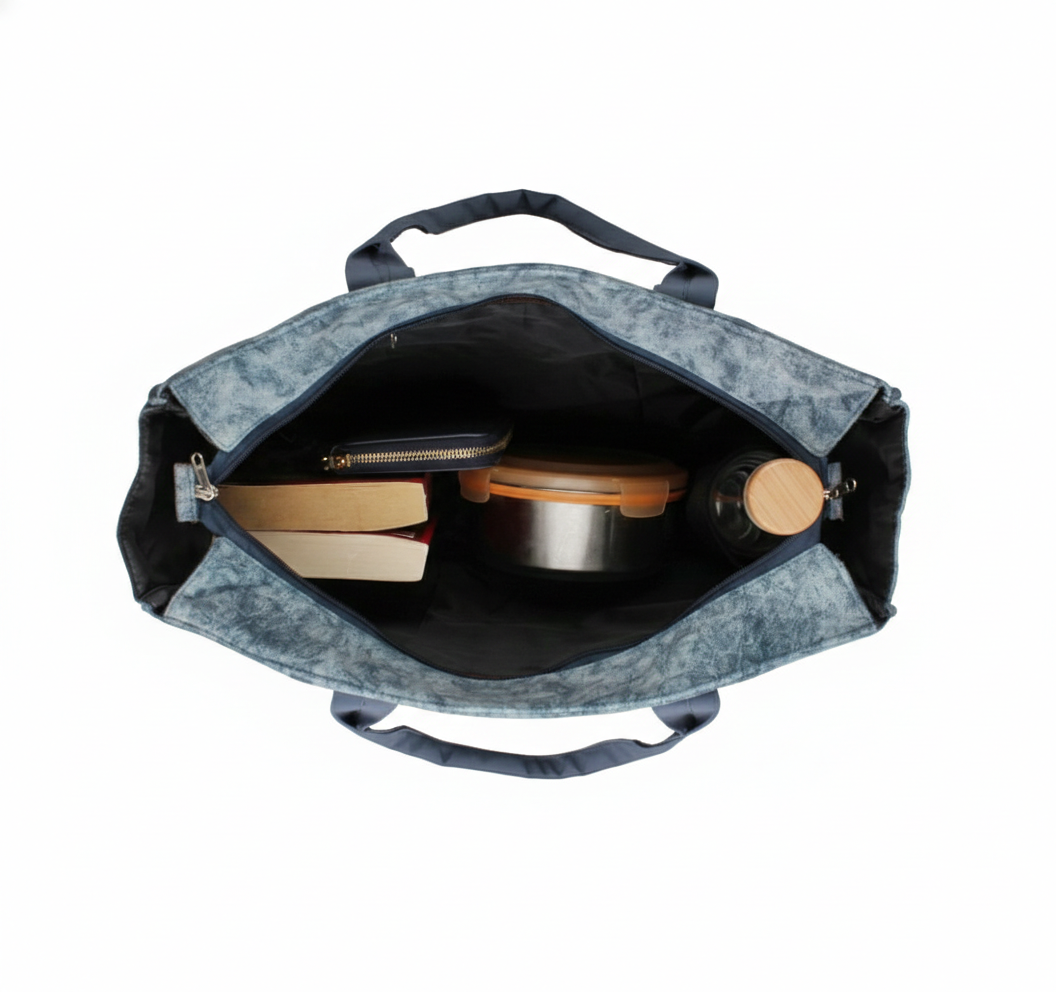 Book Totes : Blushing Blue