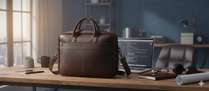 Classic Brown Laptop Bags