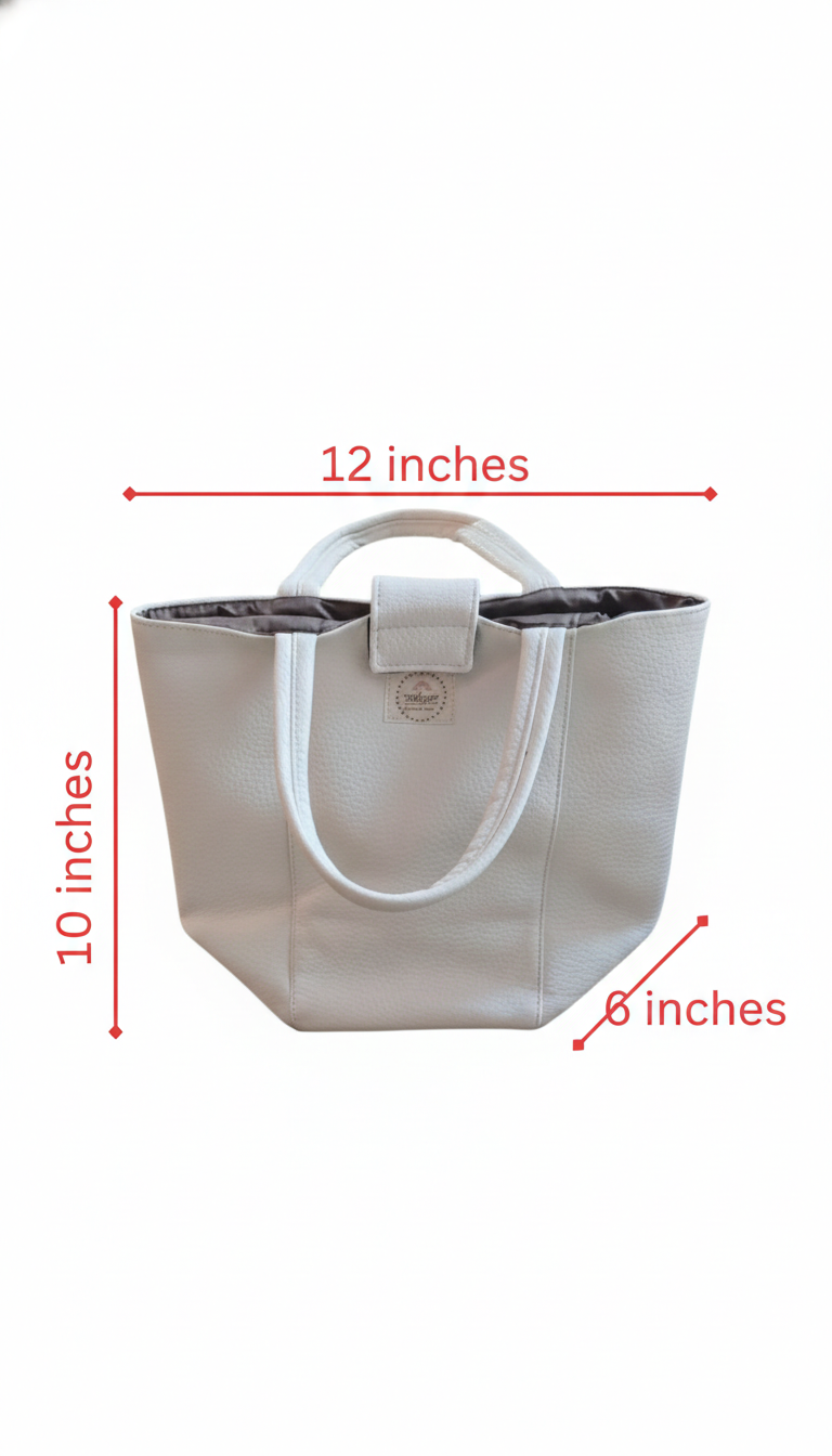 Stylish Lunch Bag : White