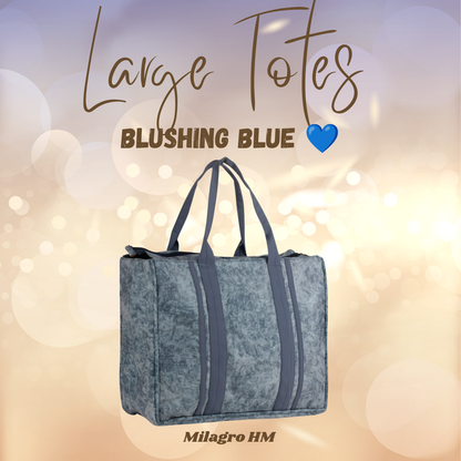 Book totes  ( Large Sizes Suede and Leather Box Totes )
