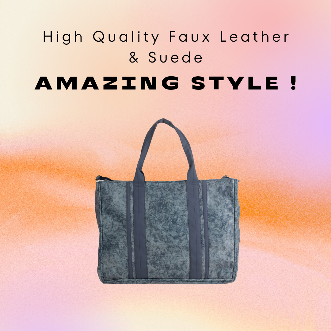 Book totes  ( Large Sizes Suede and Leather Box Totes )