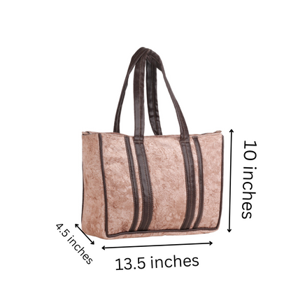 Book totes  ( Medium Sizes Suede and Leather Box Totes )