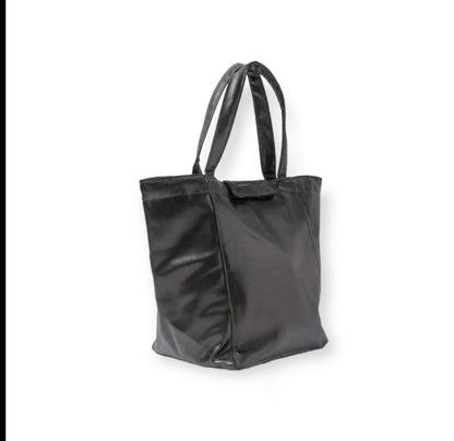 Stylish Lunch Bag - Faux Leather Exterior, Trendy Prints | Inner Waterproof Lining