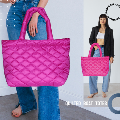Quilted Boat Totes
