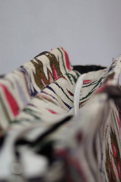 Vibrant White Frill Totes