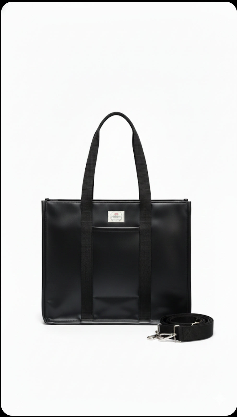 Lunch cum Laptop Bag: Black
