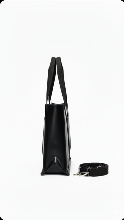 Lunch cum Laptop Bag: Black