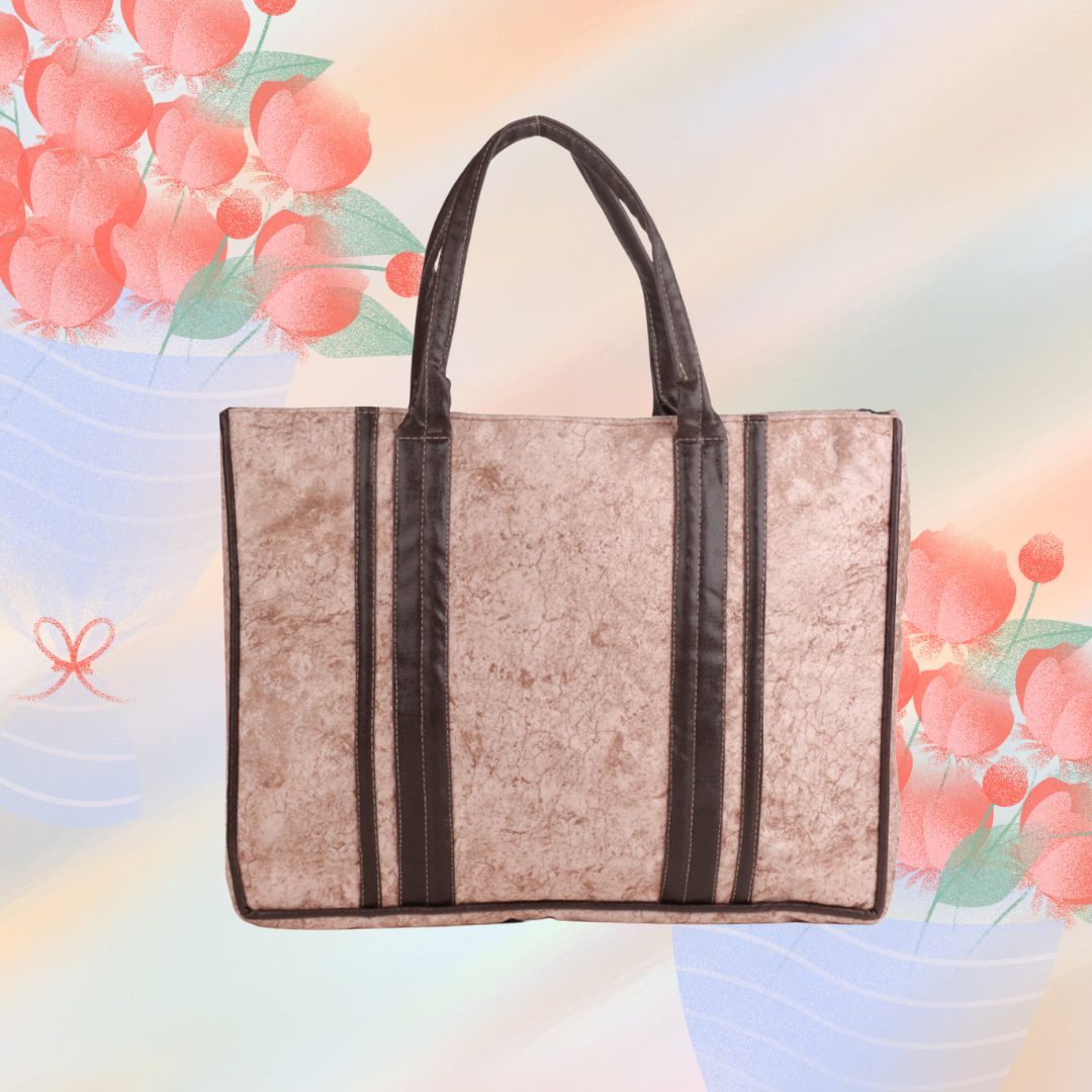 Book totes  ( Large Sizes Suede and Leather Box Totes )