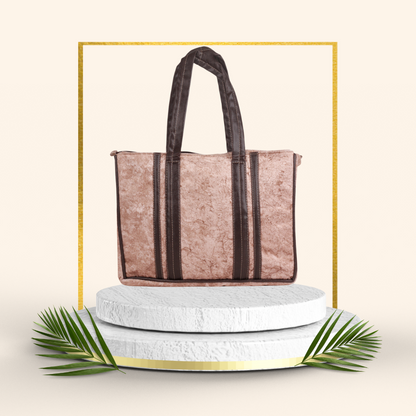 Book totes  ( Medium Sizes Suede and Leather Box Totes )