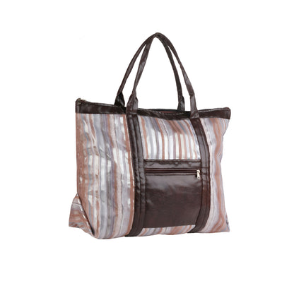 On-the-Go Tote Bag | Faux Leather Exterior & Inner Waterproof Lining