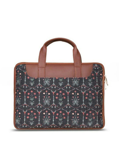 Laptop Sleeve With Handles Brown